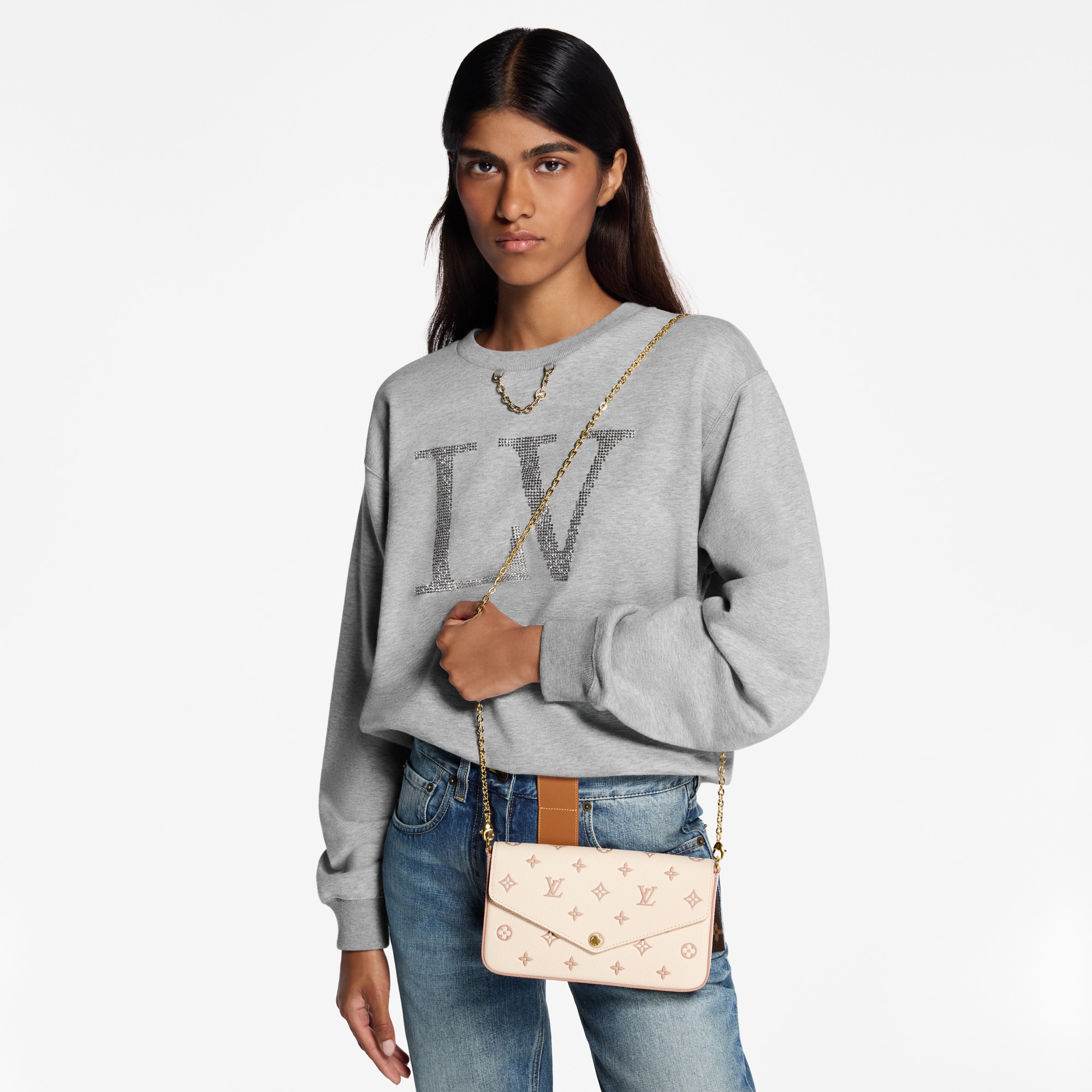 Monogram Empreinte Carteras y artículos de piel pequeños Carteras con cadena y Micro Bolsas Bolsa Félicie Pochette | Louis Vuitton ® (Ampliar producto)