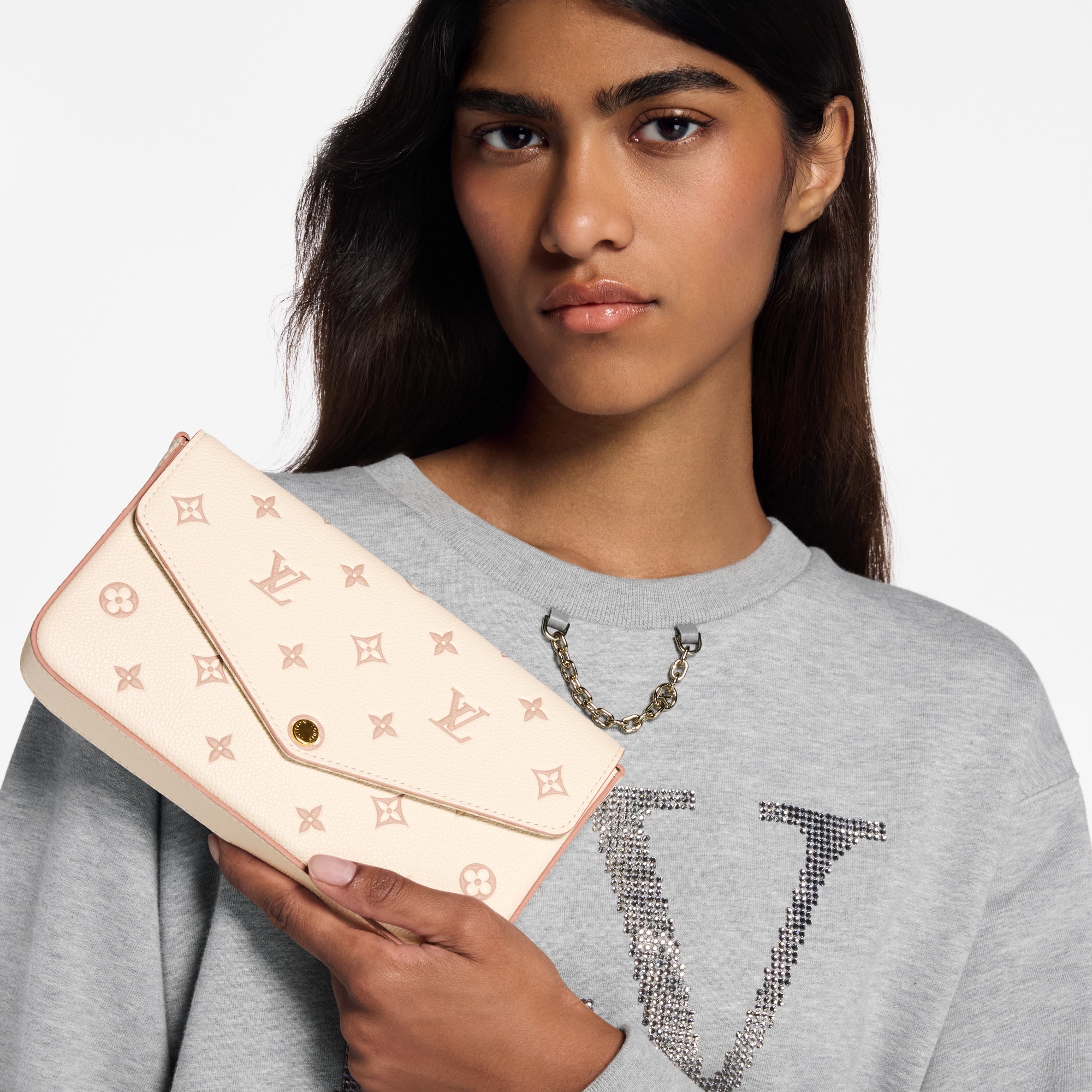 Monogram Empreinte Carteras y artículos de piel pequeños Carteras con cadena y Micro Bolsas Bolsa Félicie Pochette | Louis Vuitton ® (Ampliar producto)