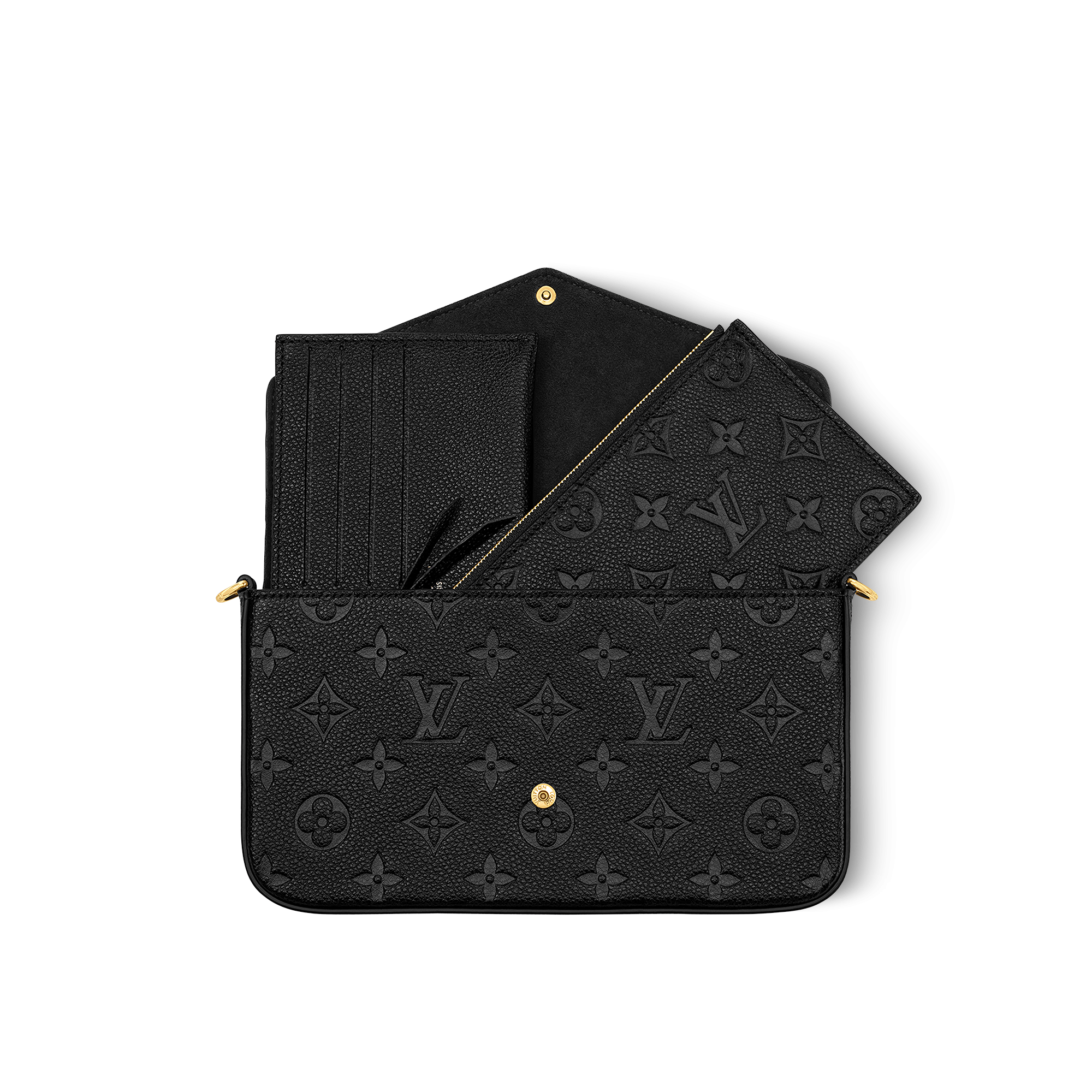 Monogram Empreinte Carteras y artículos de piel pequeños Carteras con cadena y Micro Bolsas Bolsa Félicie Pochette | Louis Vuitton ® (Ampliar producto)