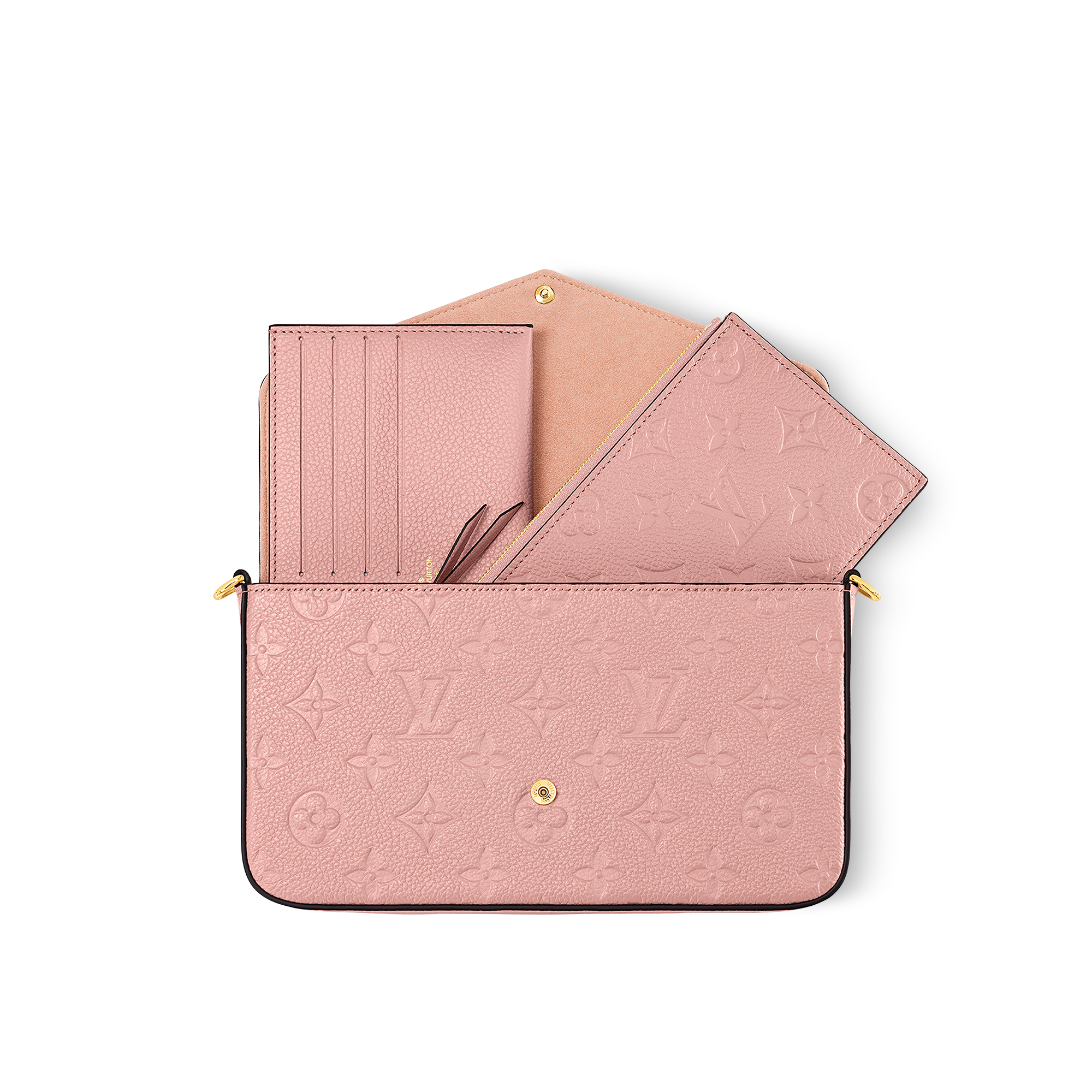 Monogram Empreinte Carteras y artículos de piel pequeños Carteras con cadena y Micro Bolsas Bolsa Félicie Pochette | Louis Vuitton ® (Ampliar producto)
