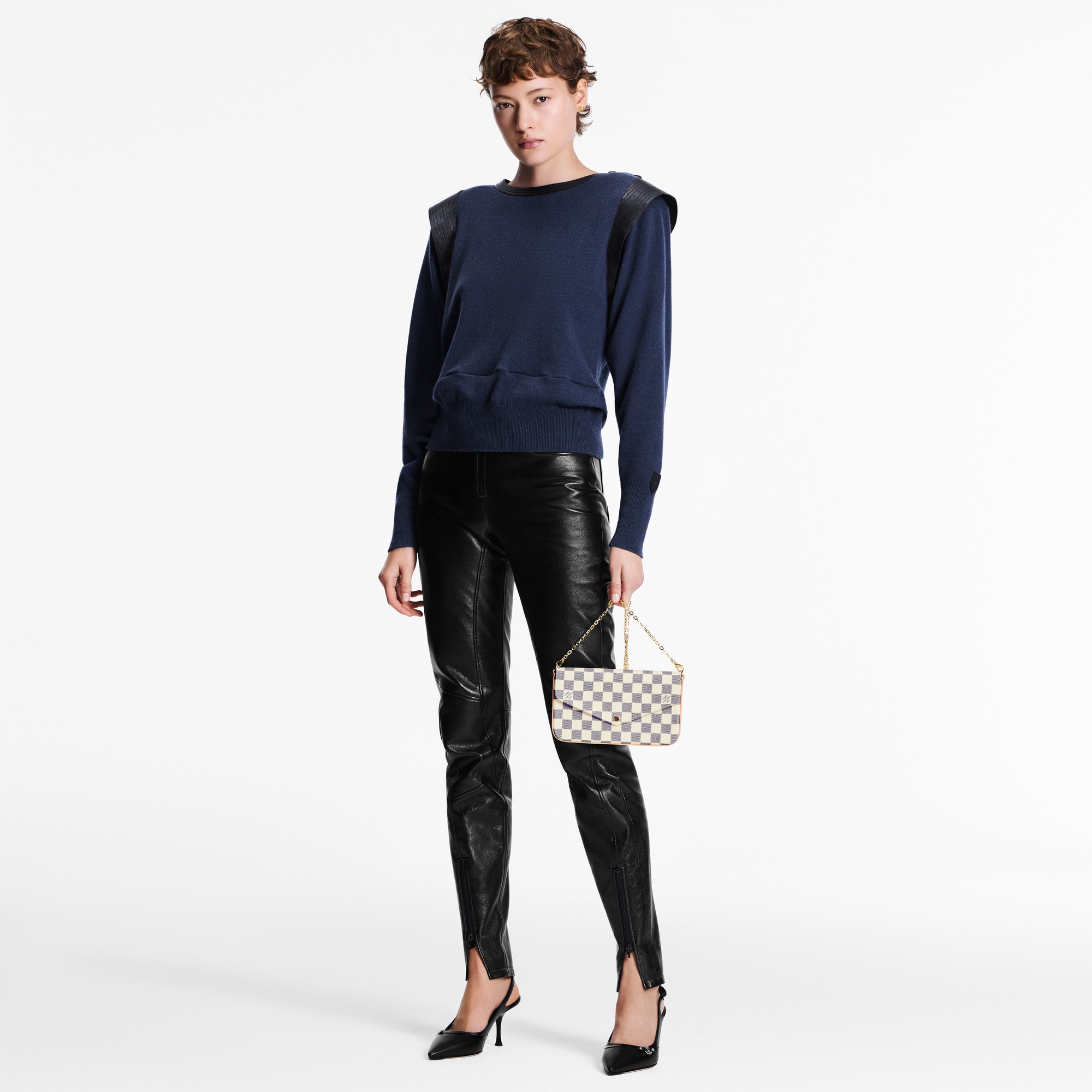 Damier Azur Canvas  Carteras y artículos de piel pequeños Carteras con cadena y Micro Bolsas Bolsa Félicie Pochette | Louis Vuitton ® (Ampliar producto)