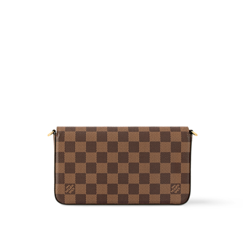 Damier Ebene Canvas Carteras y artículos de piel pequeños Carteras con cadena y Micro Bolsas Bolsa Félicie Pochette | Louis Vuitton ® (Ampliar producto)