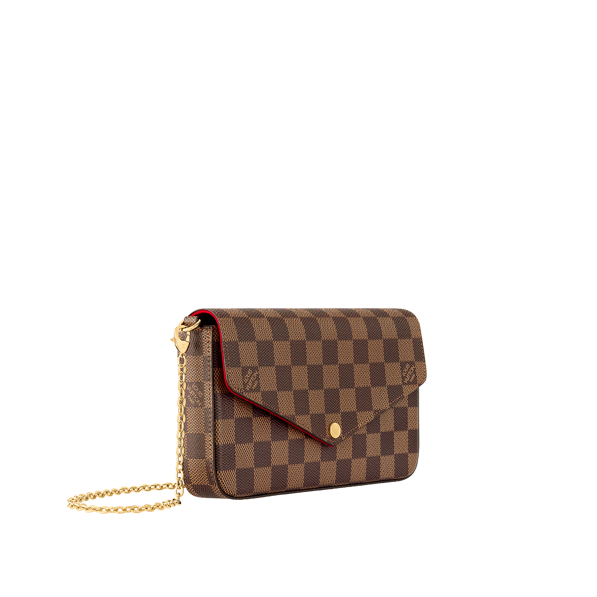 Damier Ebene Canvas Carteras y artículos de piel pequeños Carteras con cadena y Micro Bolsas Bolsa Félicie Pochette | Louis Vuitton ® (Ampliar producto)