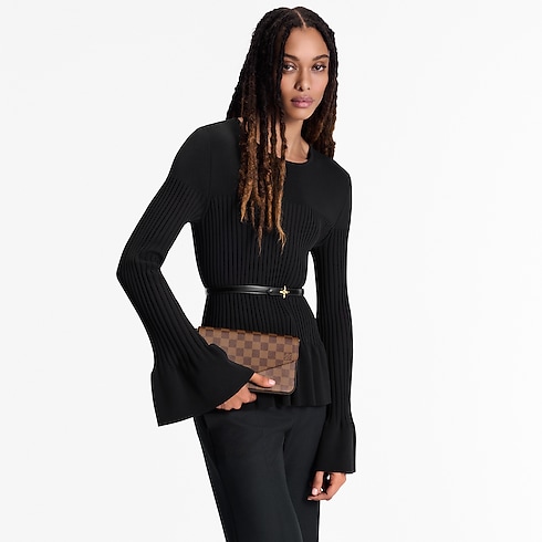 Damier Ebene Canvas Carteras y artículos de piel pequeños Carteras con cadena y Micro Bolsas Bolsa Félicie Pochette | Louis Vuitton ® (Ampliar producto)