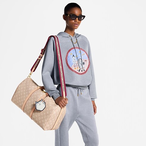 Autres Toiles Monogram Viajes Equipaje flexible y bolsas de viaje Bolsa Keepall 45 con correa | Louis Vuitton ® (Ampliar producto)