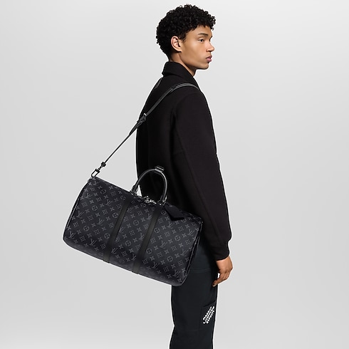 Monogram Eclipse Personalización Personalización Equipaje Bolsa Keepall 45 Mon Monogram | Louis Vuitton ® (Ampliar producto)