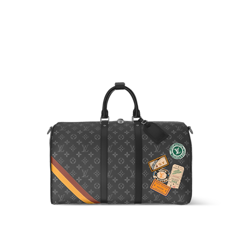 Monogram Eclipse Personalización Personalización Equipaje Bolsa Keepall 45 Mon Monogram | Louis Vuitton ® (Ampliar producto)