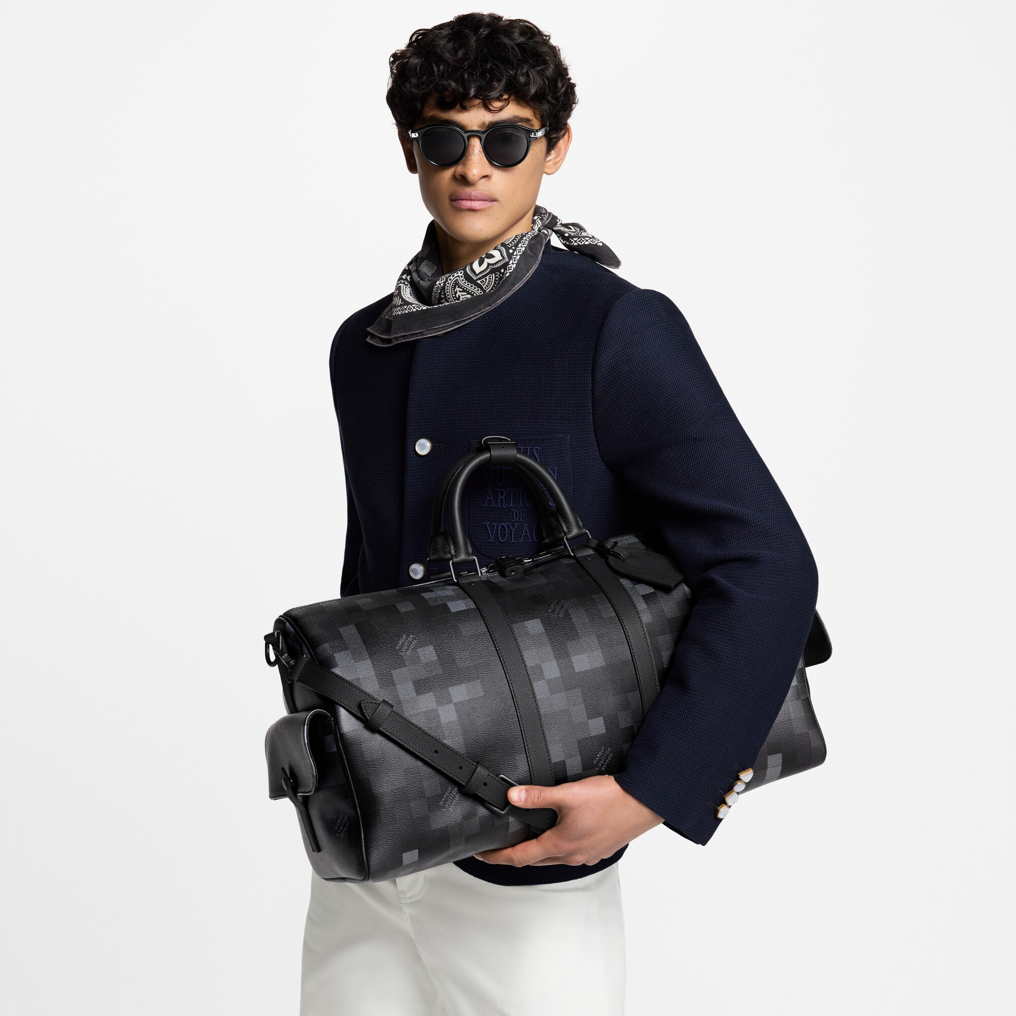 D16 Bolsas para Hombre LV Icons Bolsa Keepall 50 con correa | Louis Vuitton ® (Ampliar producto)