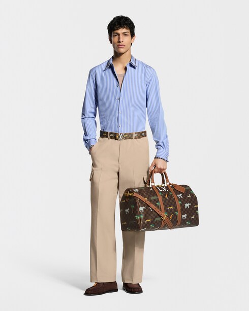 Outros Damier Bolsas Masculinas Ícones LV Bolsa de Viagem Keepall 50 | Louis Vuitton ®