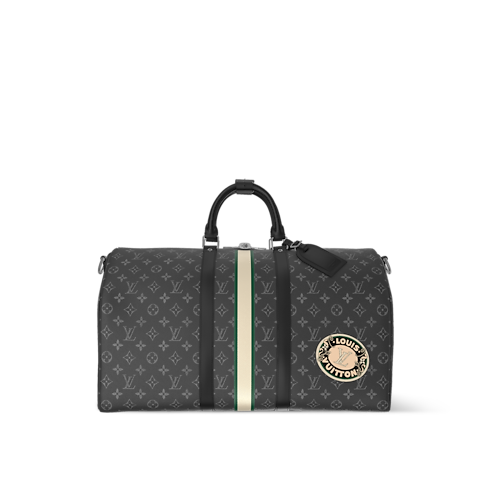 Monogram Eclipse Personalización Personalización Equipaje Bolsa Keepall 50 Mon Monogram | Louis Vuitton ® (Ampliar producto)