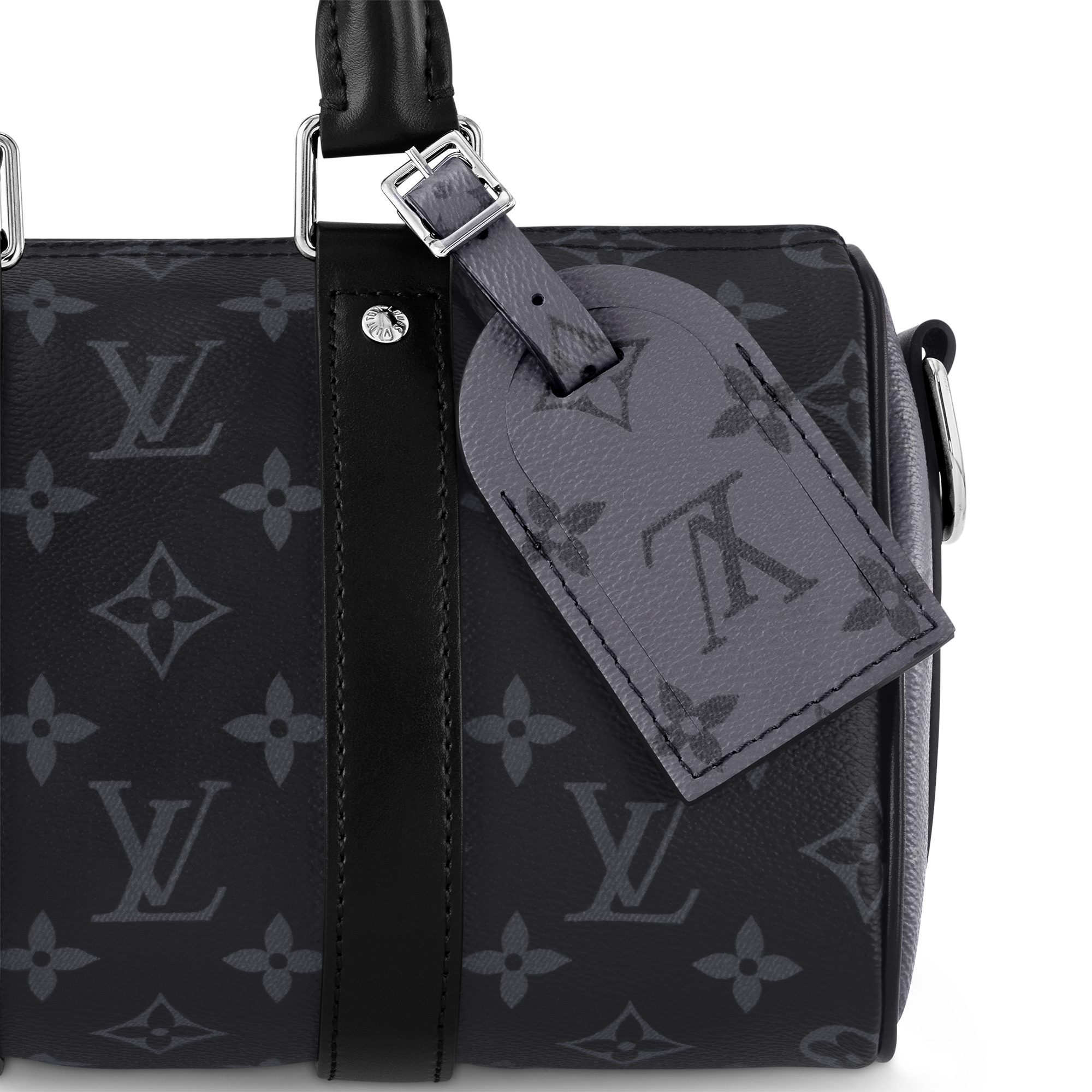 Monogram Eclipse Bolsas All Collections Bolsa Keepall con correa 25 | Louis Vuitton ® (Ampliar producto)
