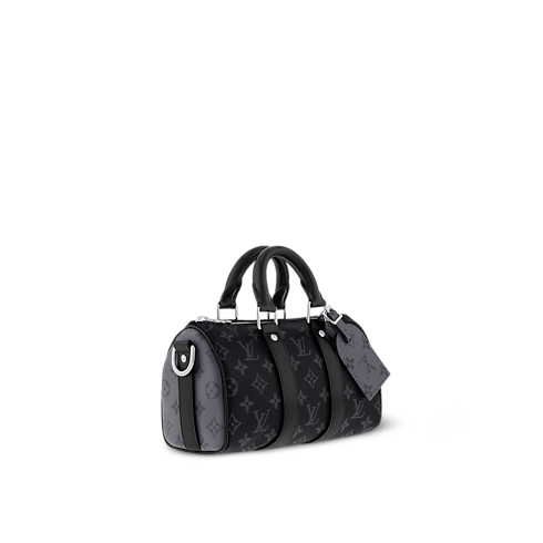 Monogram Eclipse Bolsas All Collections Bolsa Keepall con correa 25 | Louis Vuitton ® (Ampliar producto)