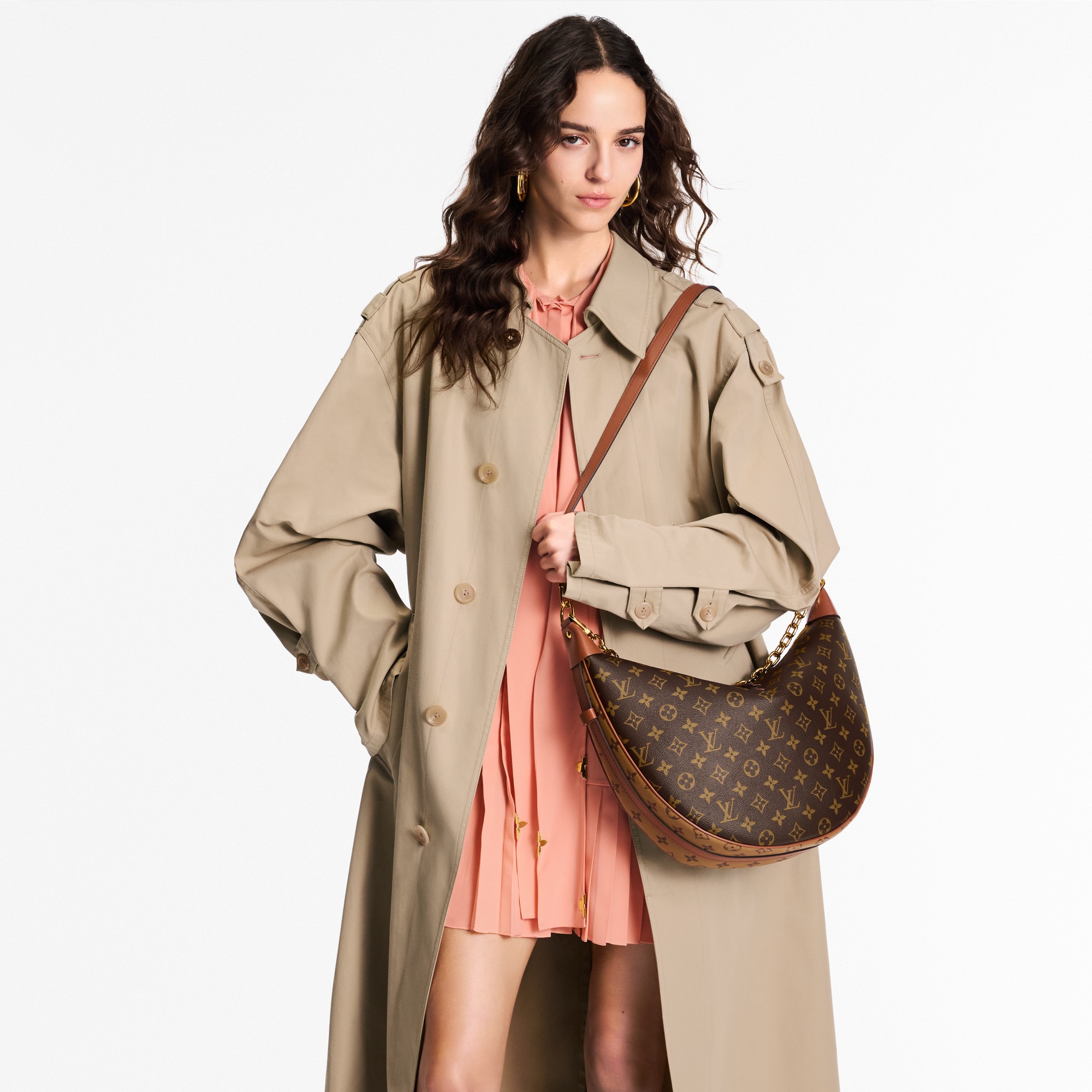 Canvas Monogram Bolsas de mano Todas las bolsas de mano Bolsa Loop Hobo | Louis Vuitton ® (Ampliar producto)