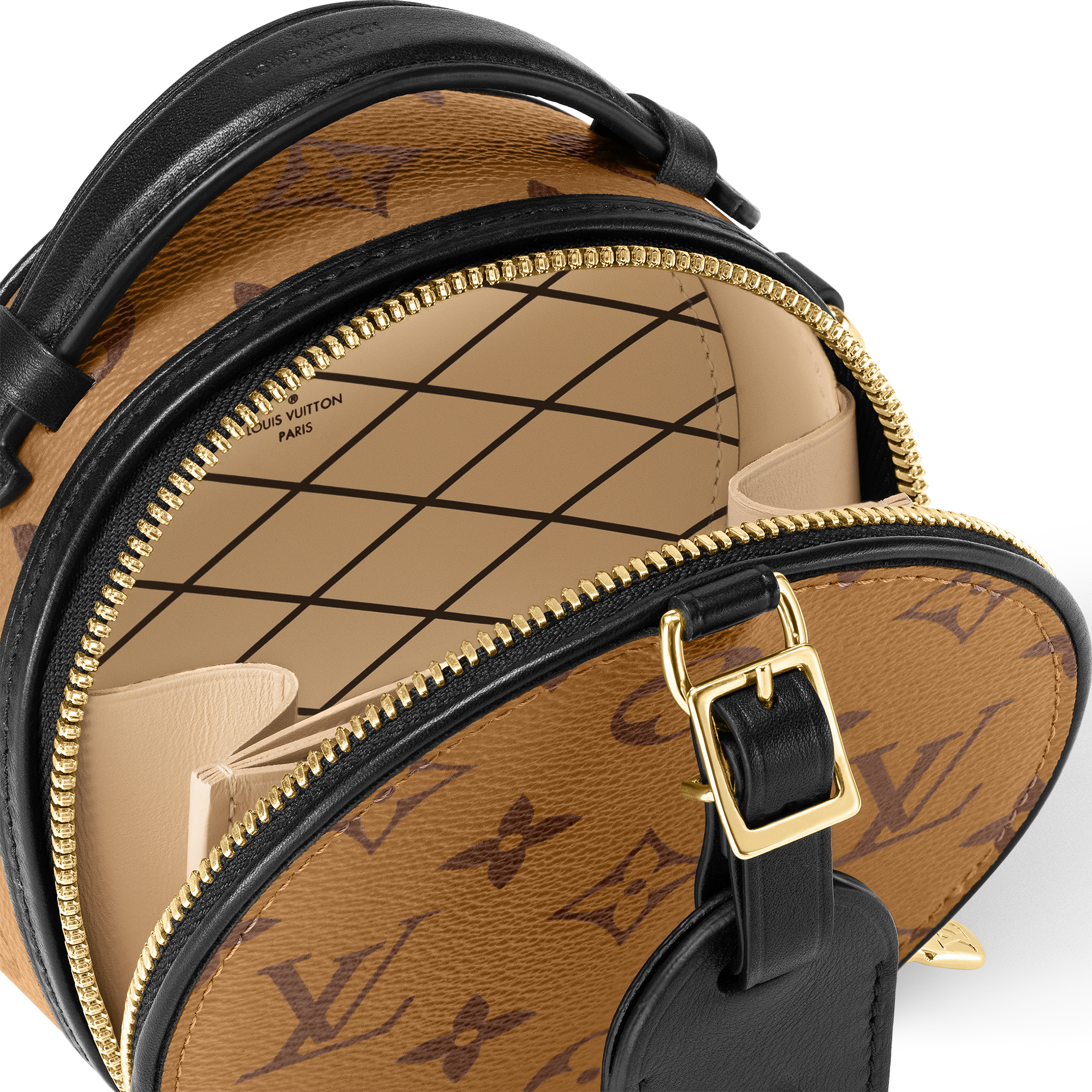 Canvas Monogram Reverse Carteras y artículos de piel pequeños Todas las carteras y artículos de piel pequeños Bolsa Mini Boîte Chapeau | Louis Vuitton ® (Ampliar producto)