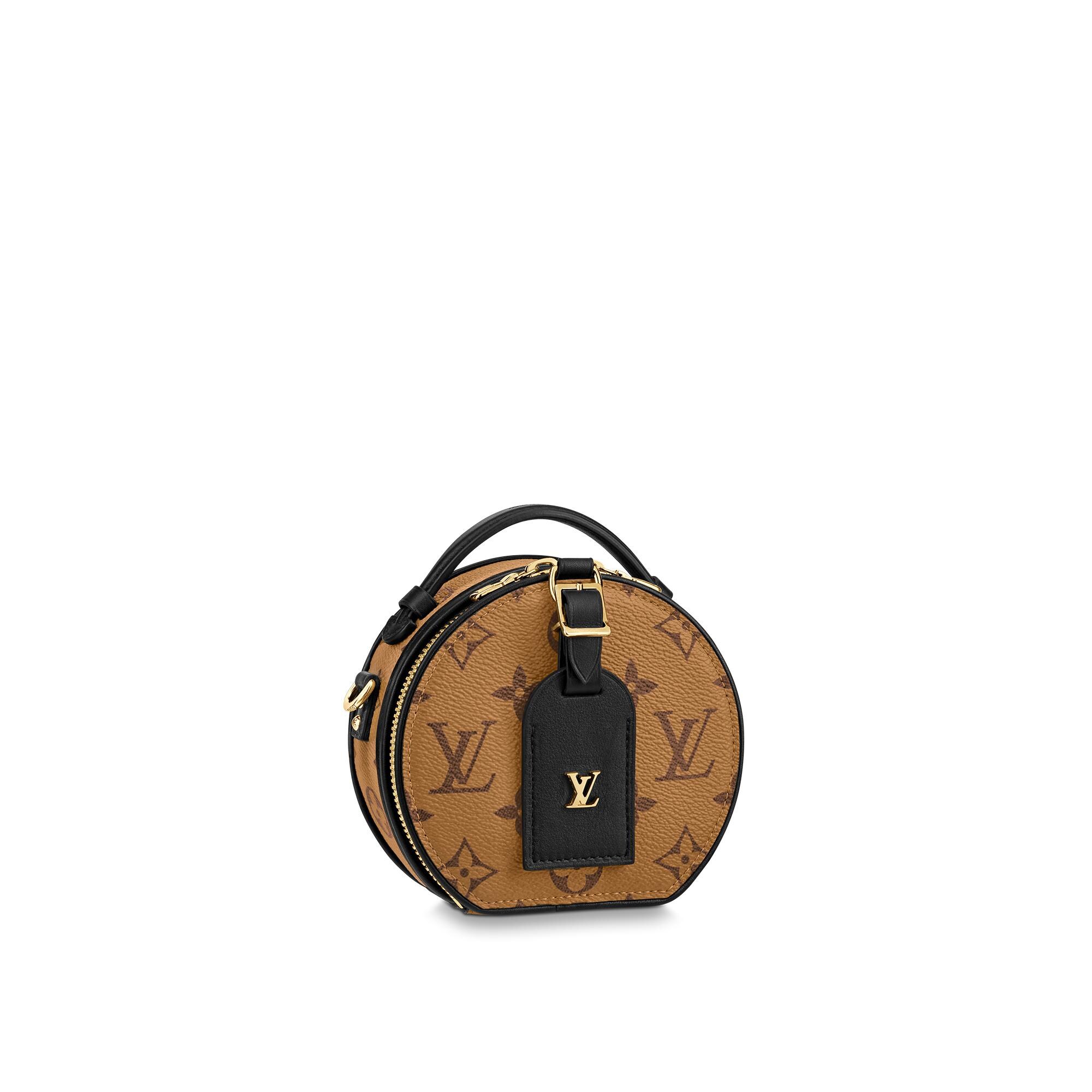 Canvas Monogram Reverse Carteras y artículos de piel pequeños Todas las carteras y artículos de piel pequeños Bolsa Mini Boîte Chapeau | Louis Vuitton ® (Ampliar producto)