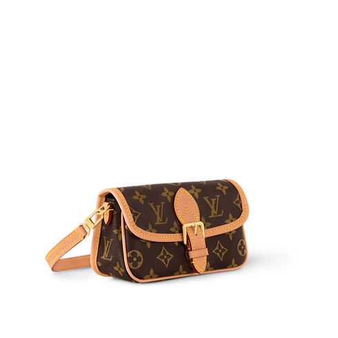 Monogram Carteras y artículos de piel pequeños Carteras con cadena y Micro Bolsas Bolsa Nano Diane | Louis Vuitton ® (Ampliar producto)
