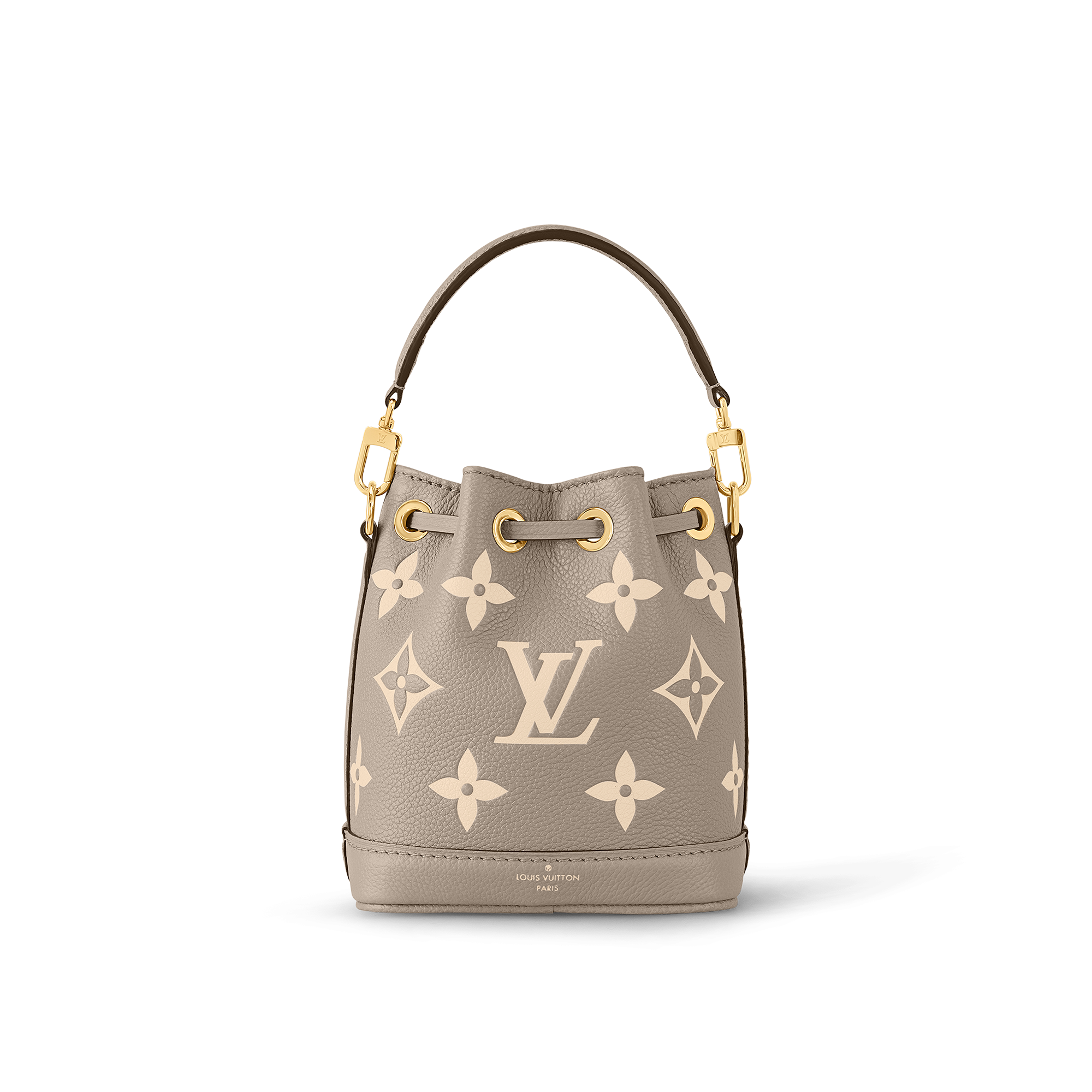 Bicolor Monogram Empreinte Leather Carteras y artículos de piel pequeños Todas las carteras y artículos de piel pequeños Bolsa Nano Noé | Louis Vuitton ® (Ampliar producto)