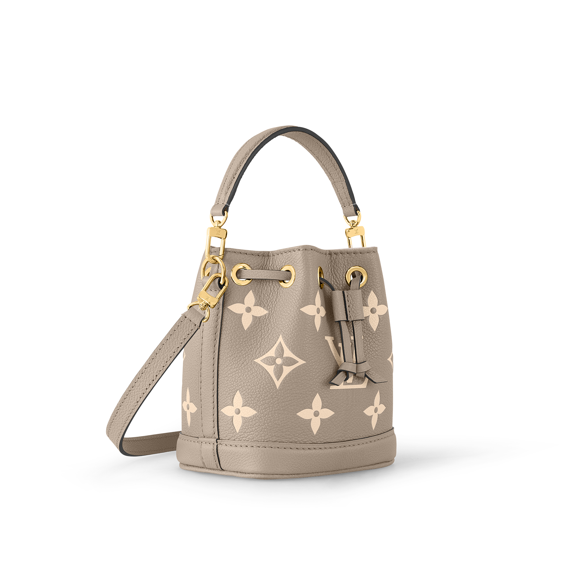 Bicolor Monogram Empreinte Leather Carteras y artículos de piel pequeños Todas las carteras y artículos de piel pequeños Bolsa Nano Noé | Louis Vuitton ® (Ampliar producto)