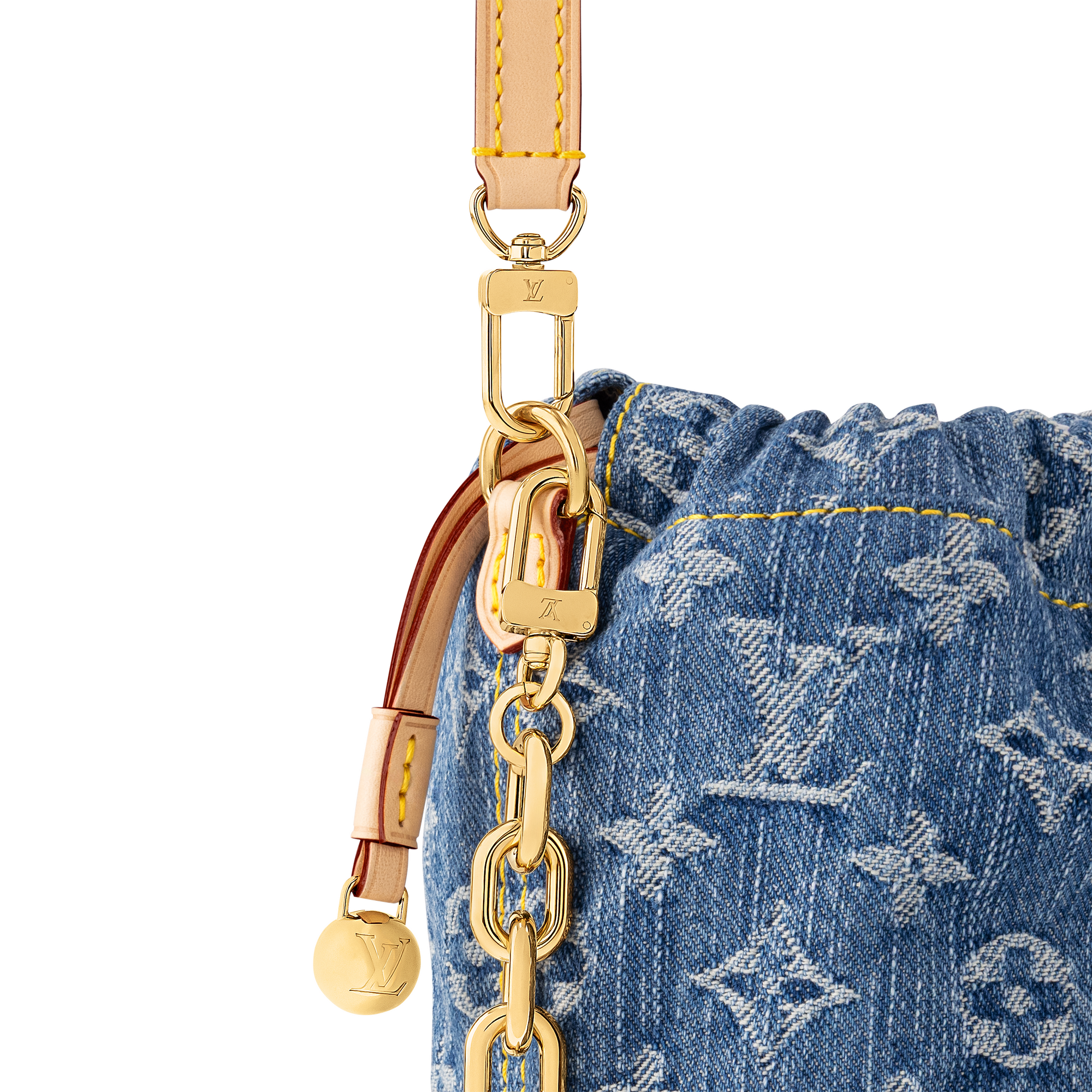 Monogram Denim Carteras y artículos de piel pequeños Carteras con cadena y Micro Bolsas Bolsa Nano Noé | Louis Vuitton ® (Ampliar producto)