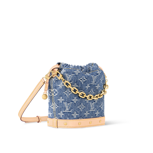 Monogram Denim Carteras y artículos de piel pequeños Carteras con cadena y Micro Bolsas Bolsa Nano Noé | Louis Vuitton ® (Ampliar producto)