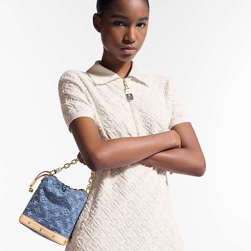 Monogram Denim Carteras y artículos de piel pequeños Carteras con cadena y Micro Bolsas Bolsa Nano Noé | Louis Vuitton ® (Ampliar producto)