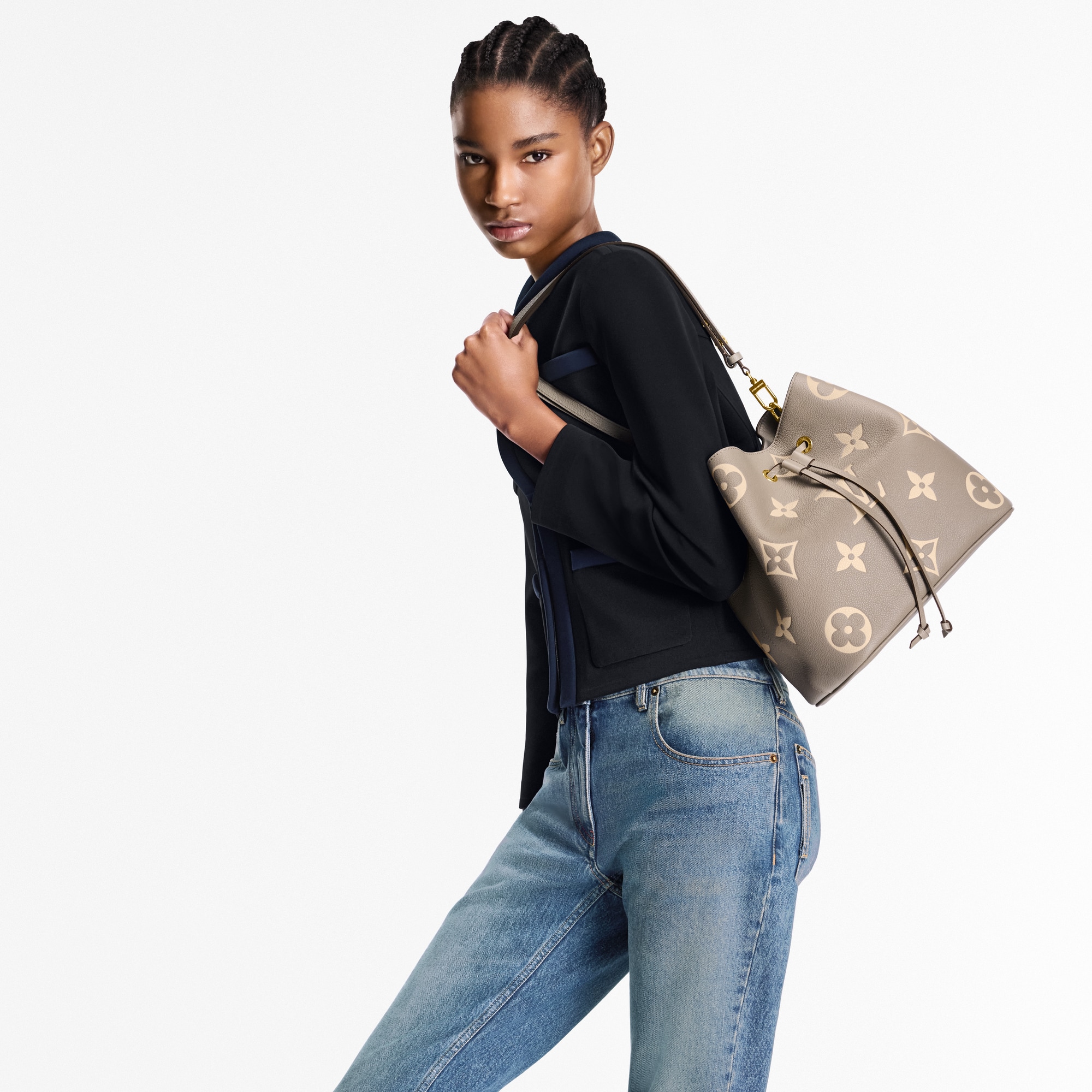 Bicolor Monogram Empreinte Leather Bolsas de mano Todas las bolsas de mano Bolsa NéoNoé MM | Louis Vuitton ® (Ampliar producto)