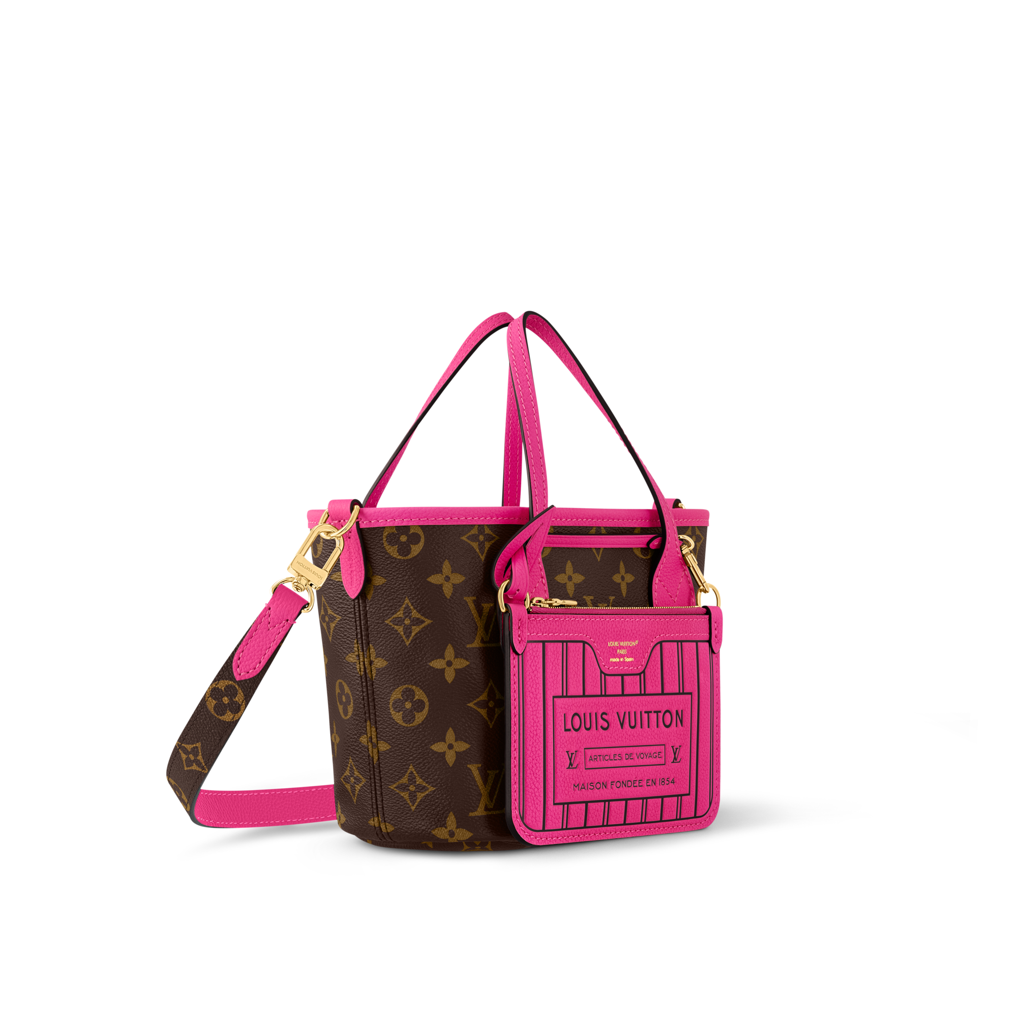 H33 Bolsas para Mujer LV Icons Bolsa Neverfull Bandoulière Inside Out BB | Louis Vuitton ® (Ampliar producto)