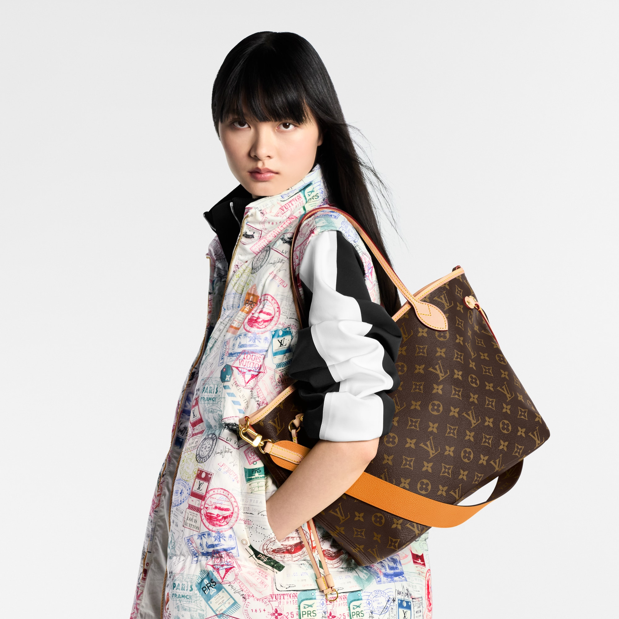 Monogram Bolsas para Mujer LV Icons Bolsa Neverfull Bandoulière Inside Out MM | Louis Vuitton ® (Ampliar producto)