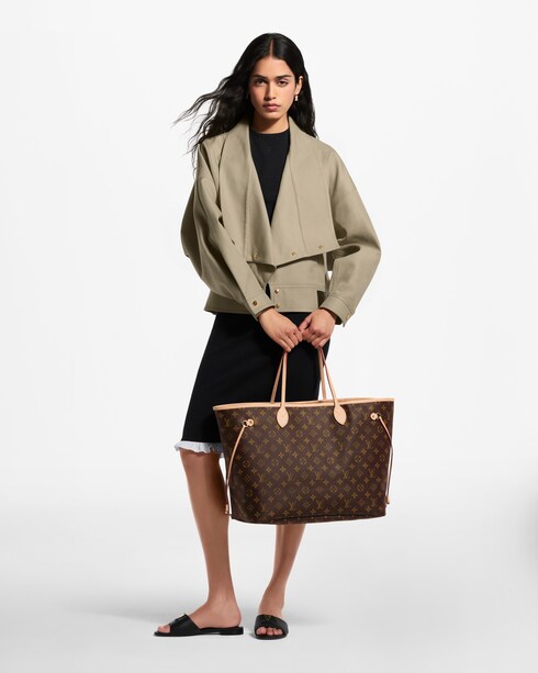 Monogram Personalization Leather Goods } Neverfull GM | Louis Vuitton ®
