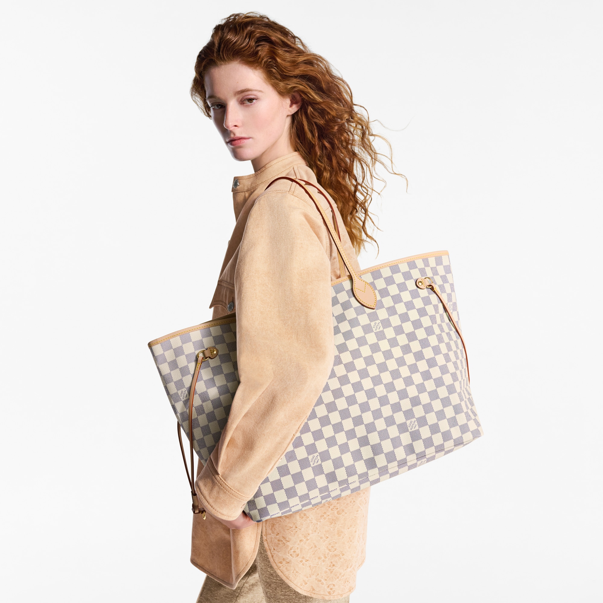 Damier Azur Canvas Bolsas de mano Todas las colecciones Bolsa Neverfull GM | Louis Vuitton ® (Ampliar producto)