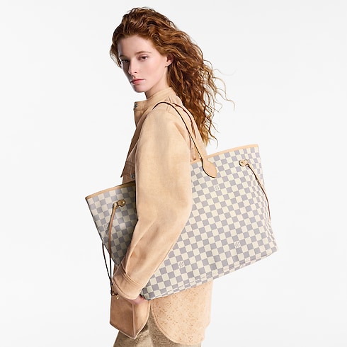 Damier Azur Canvas Bolsas de mano Todas las colecciones Bolsa Neverfull GM | Louis Vuitton ® (Ampliar producto)