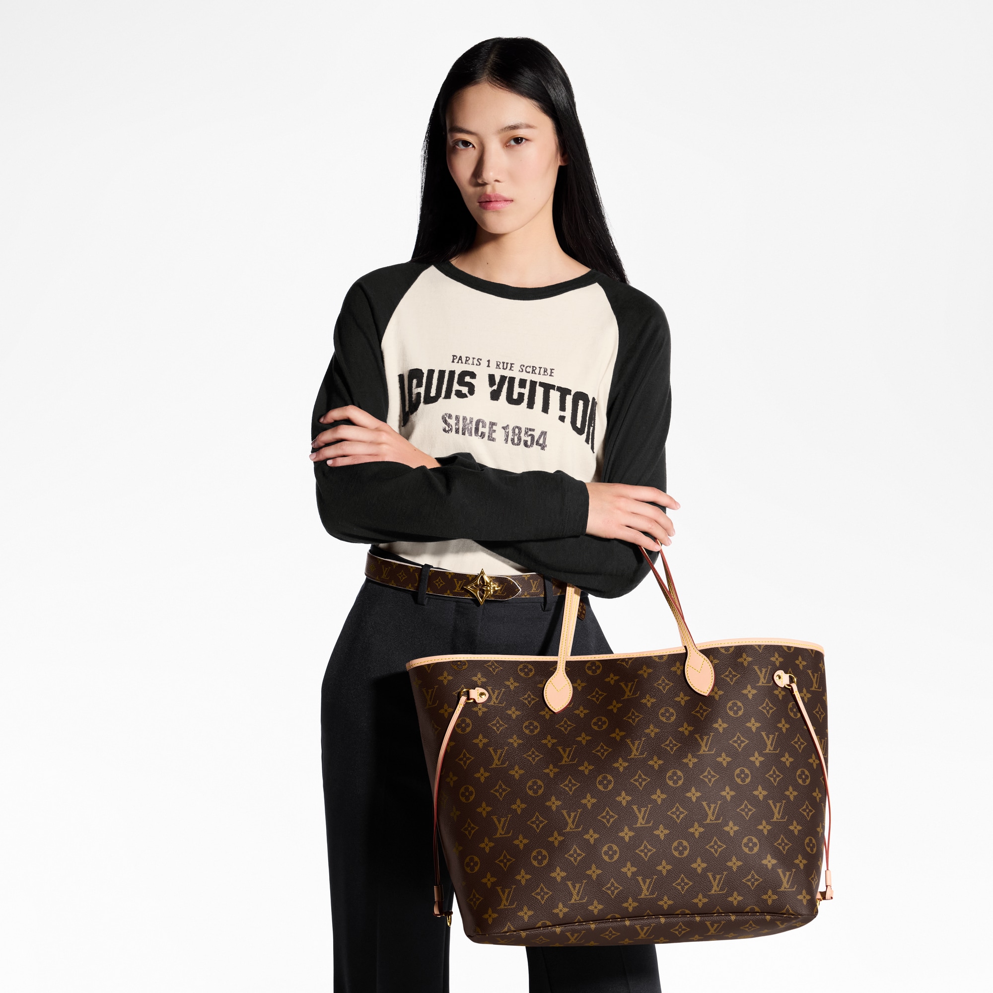 Monogram Personalización Personalización Bolsas & Artículos Pequeños de Piel Bolsa Neverfull GM Mon Monogram | Louis Vuitton ® (Ampliar producto)