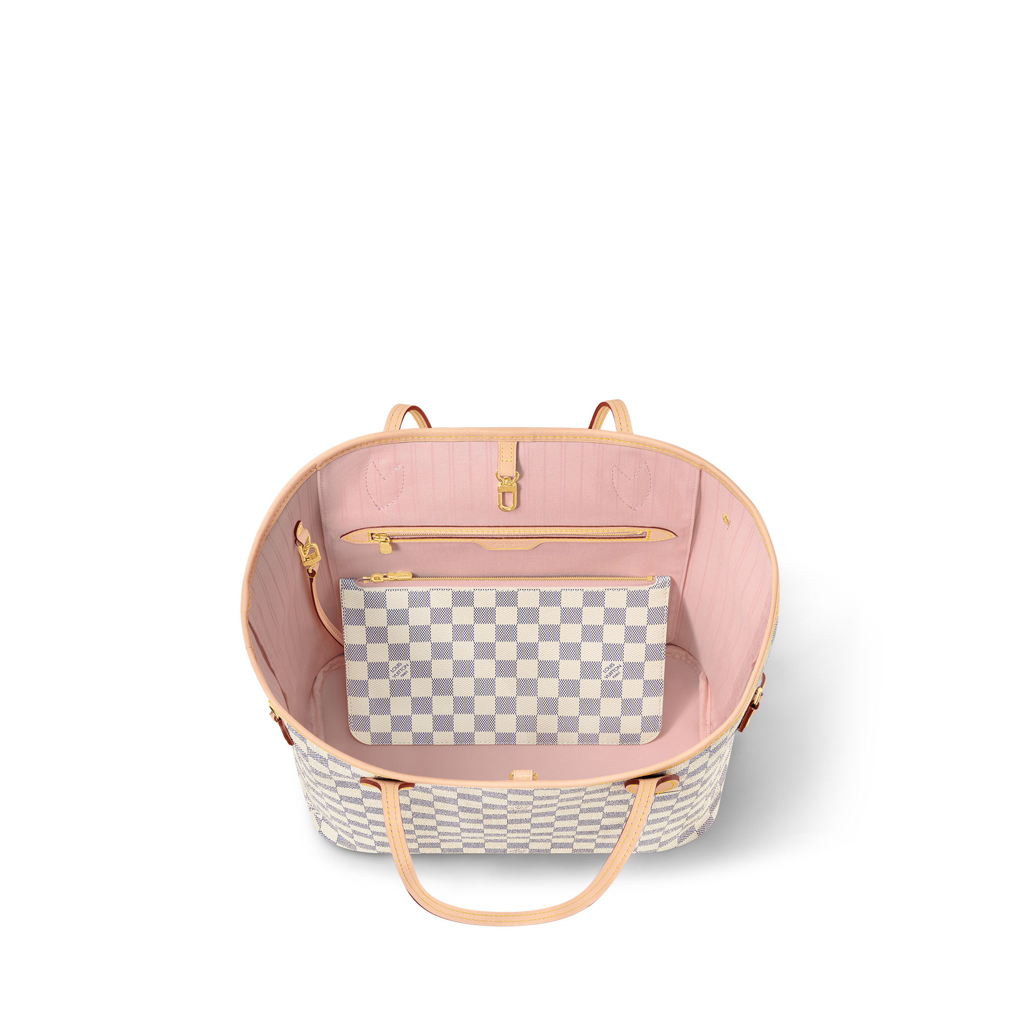 Damier Azur Canvas Bolsas de mano Todas las bolsas de mano Bolsa Neverfull MM | Louis Vuitton ® (Ampliar producto)