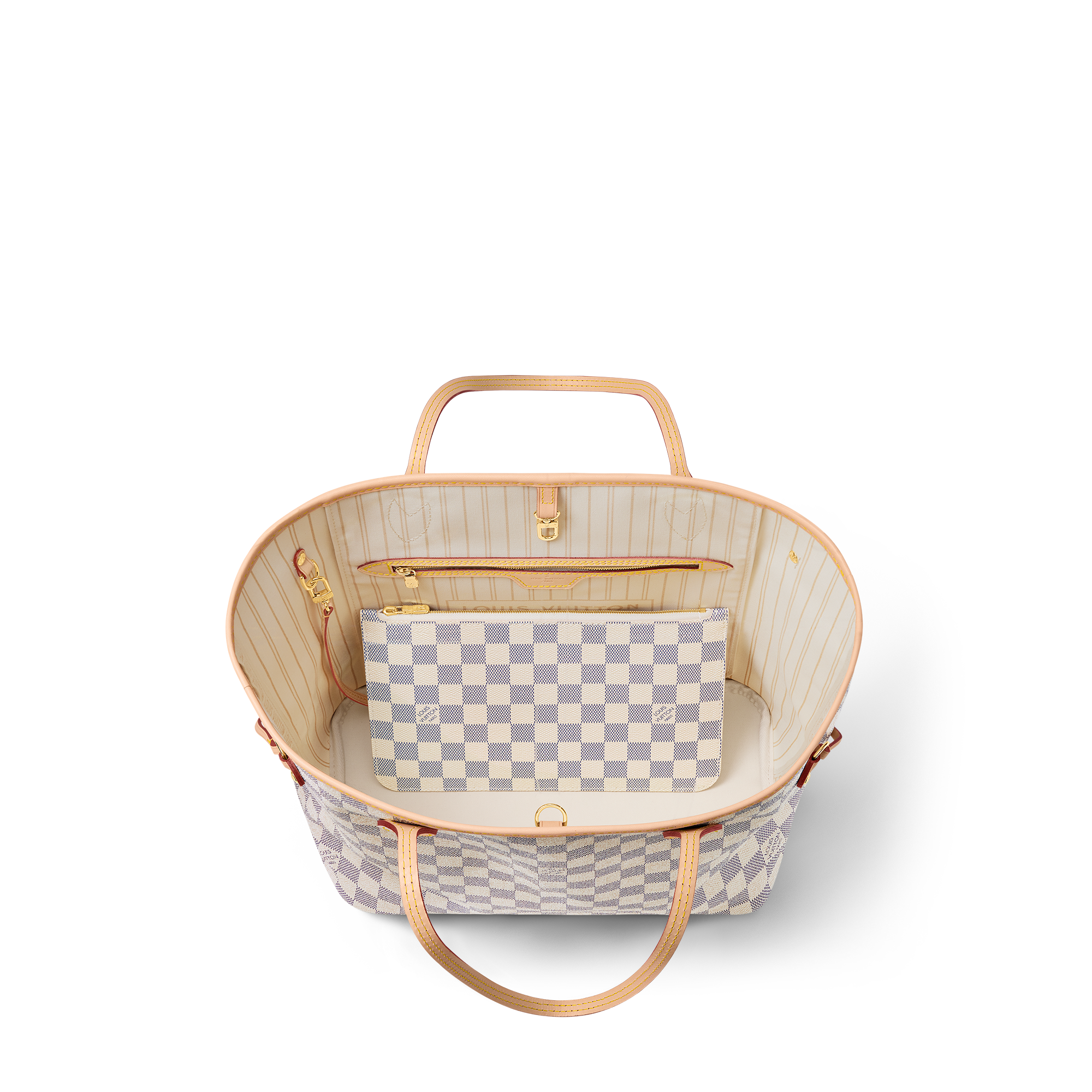 Damier Azur Canvas Bolsas de mano Todas las bolsas de mano Bolsa Neverfull MM | Louis Vuitton ® (Ampliar producto)