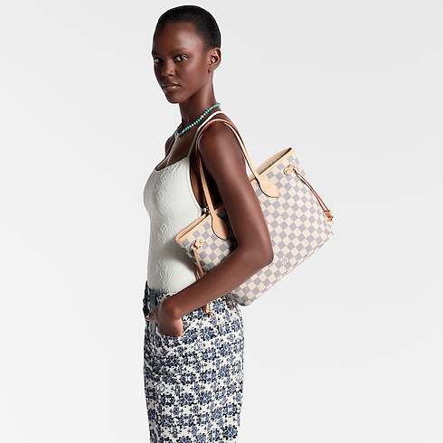Damier Azur Canvas Bolsas de mano Todas las colecciones Bolsa Neverfull PM | Louis Vuitton ® (Ampliar producto)