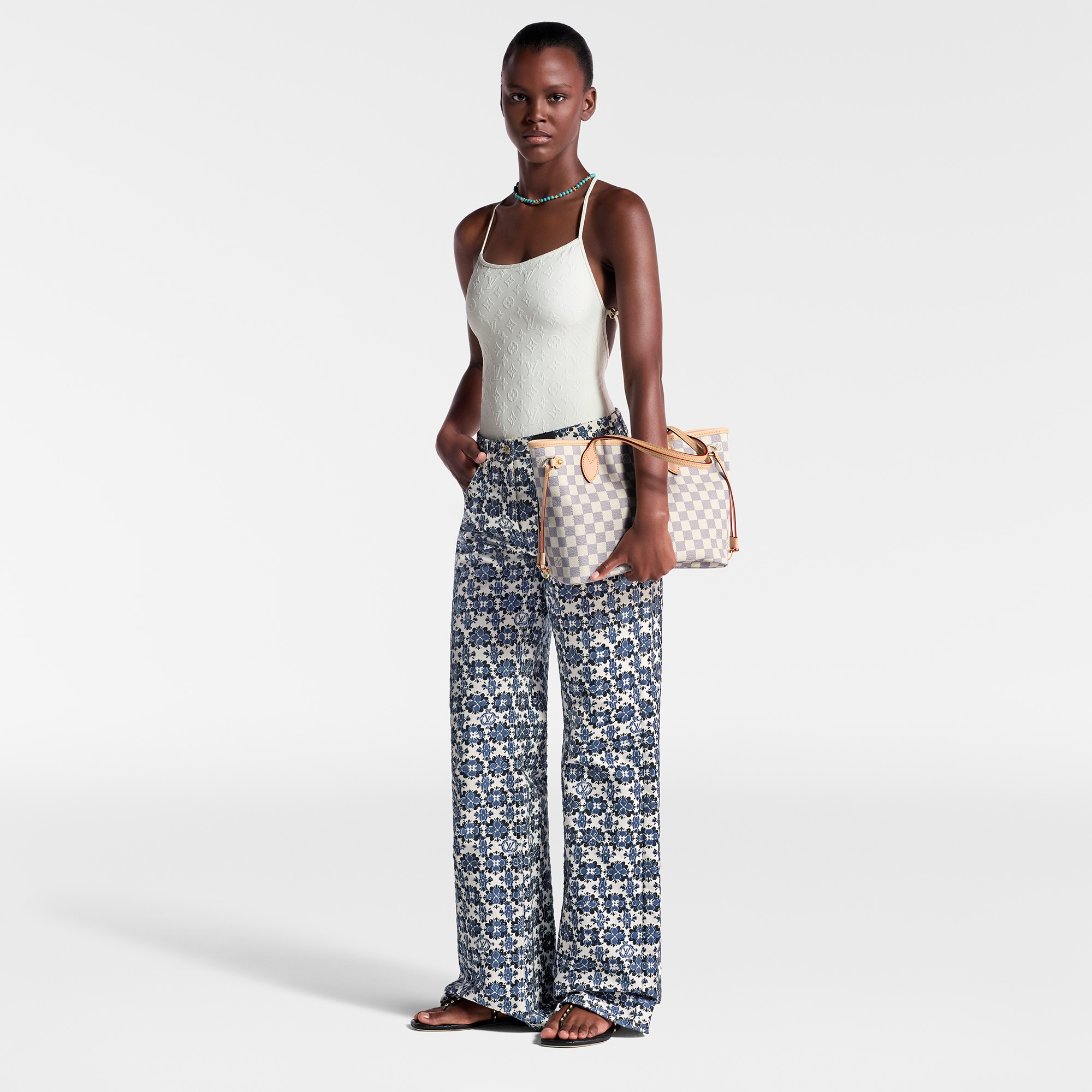 Damier Azur Canvas Bolsas de mano Todas las colecciones Bolsa Neverfull PM | Louis Vuitton ® (Ampliar producto)