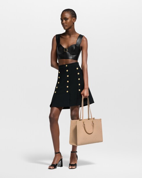 Monogram Empreinte Leather Handbags All Collections OnTheGo MM | Louis Vuitton ®