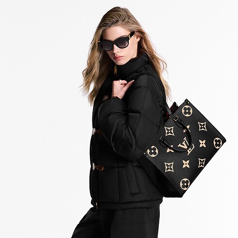 Bicolor Monogram Empreinte Leather Bolsas de mano Todas las colecciones Bolsa OnTheGo MM | Louis Vuitton ® (Ampliar producto)
