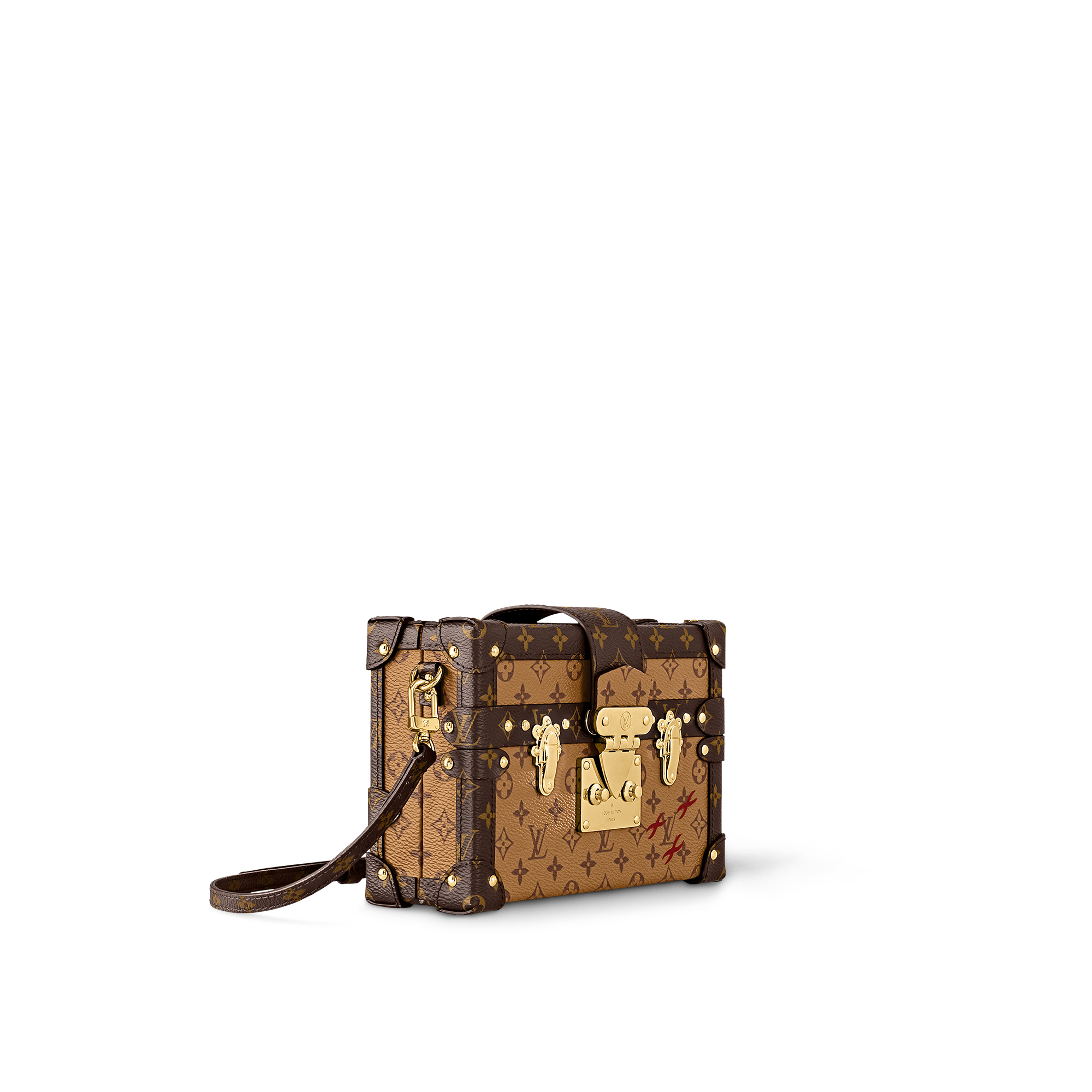 Canvas Monogram Reverse Bolsas de mano Todas las bolsas de mano Bolsa Petite Malle | Louis Vuitton ® (Ampliar producto)