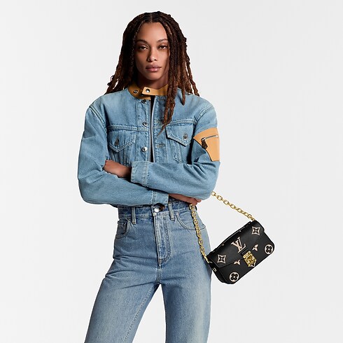 Bicolor Monogram Empreinte Leather Bolsas de mano Todas las colecciones Bolsa Pochette Métis East West | Louis Vuitton ® (Ampliar producto)