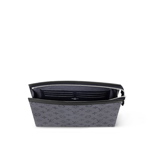 Monogram Eclipse Carteras y artículos de piel pequeños Todas las carteras y los artículos de piel pequeños Bolsa Pochette Voyage MM | Louis Vuitton ® (Ampliar producto)