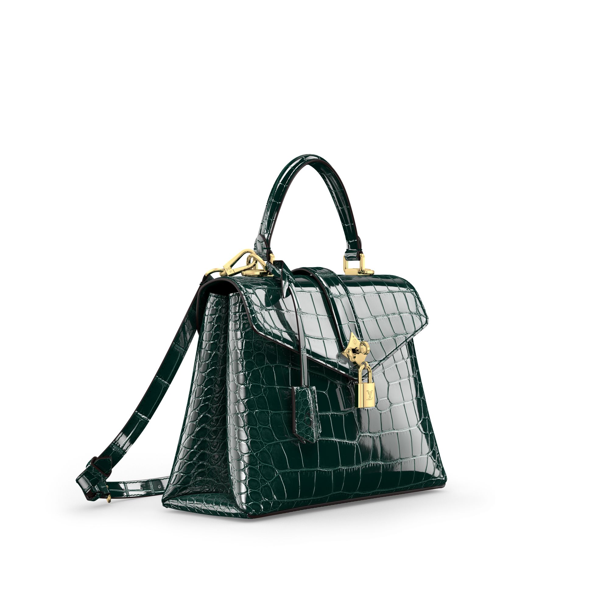 Crocodilien Brillant Bolsas de mano Bolsas de pieles exóticas Bolsa Rose Des Vents PM | Louis Vuitton ® (Ampliar producto)