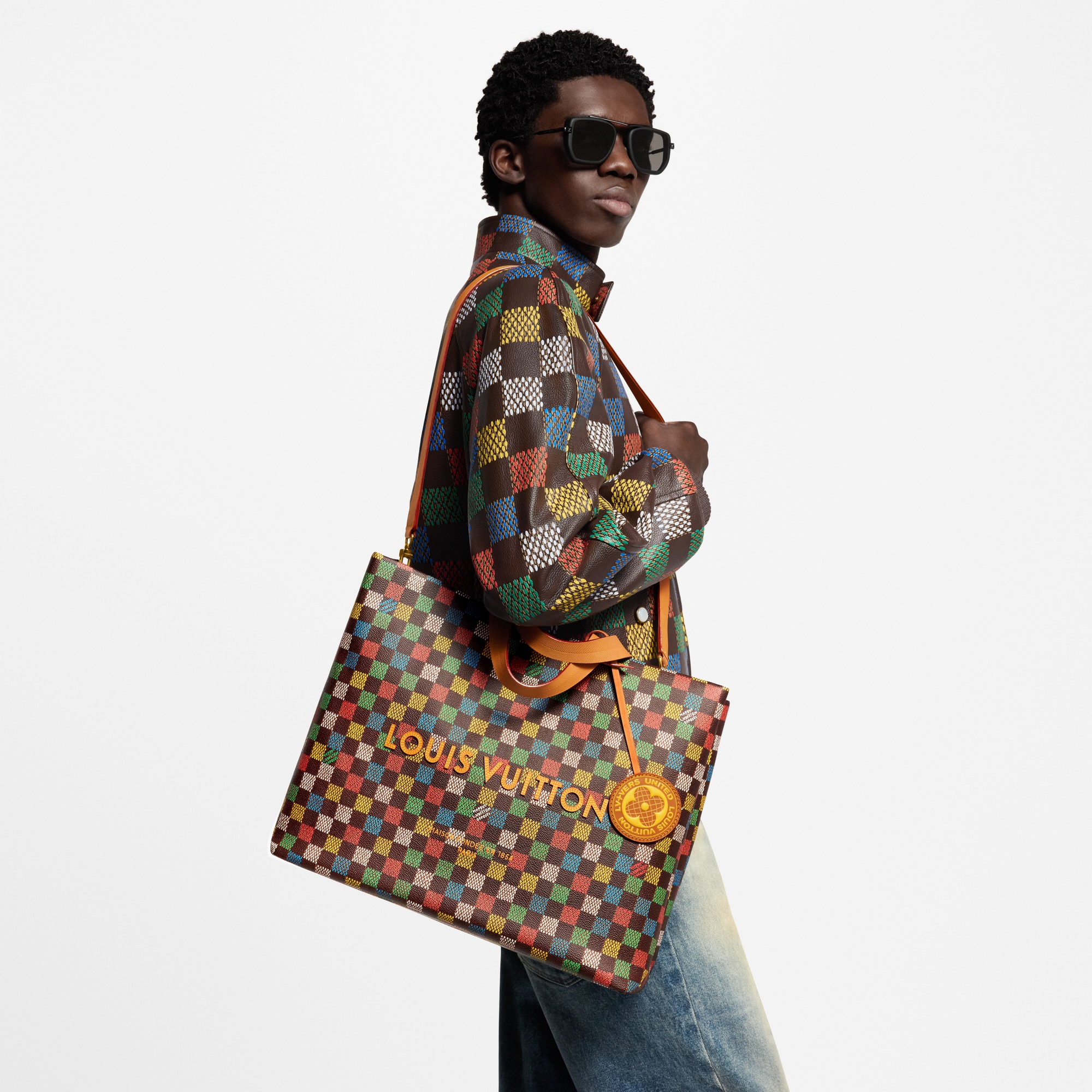 Damier Ebene Canvas Bolsas para Hombre Novedades Bolsa Shopper Tote MM | Louis Vuitton ® (Ampliar producto)
