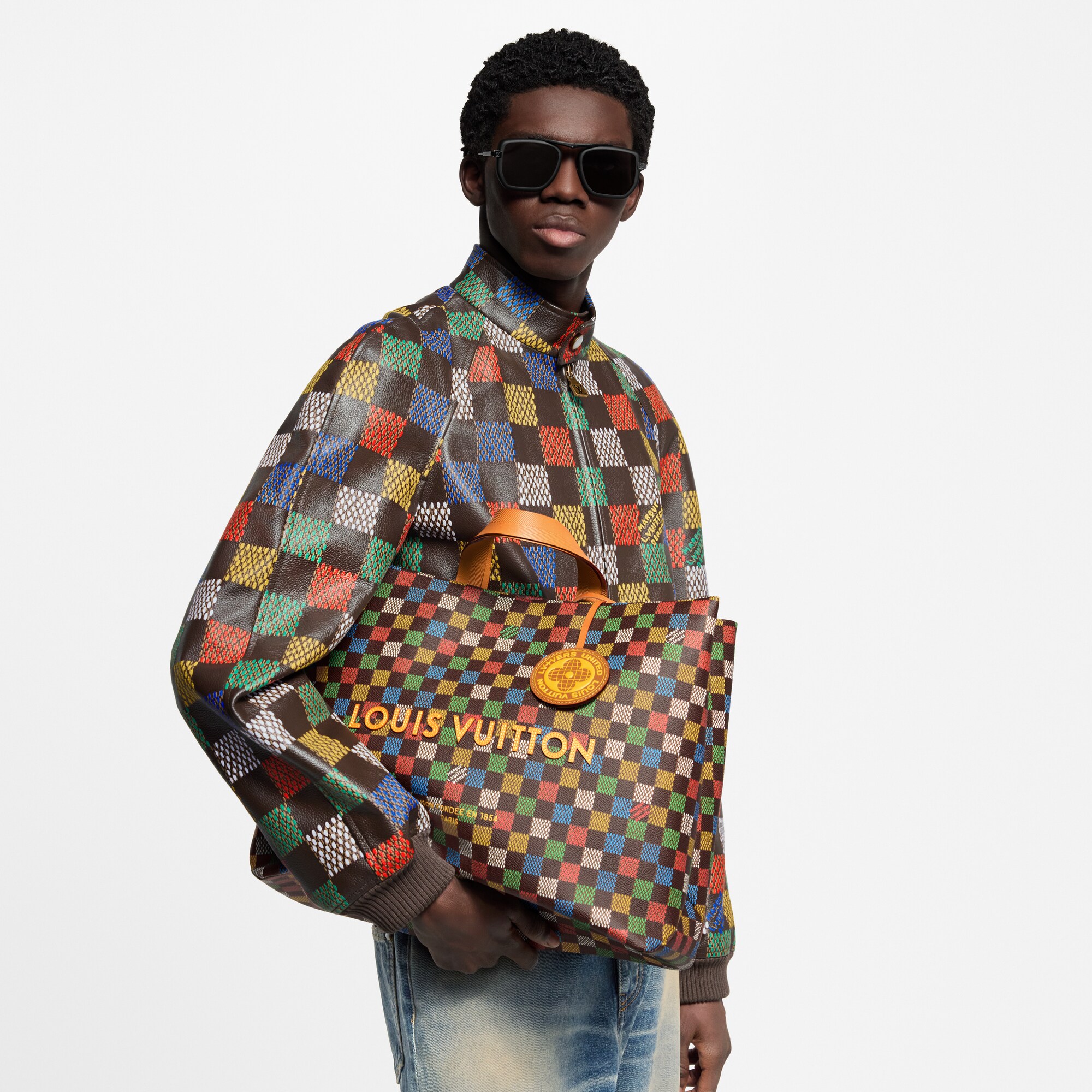 Damier Ebene Canvas Bolsas para Hombre Novedades Bolsa Shopper Tote MM | Louis Vuitton ® (Ampliar producto)