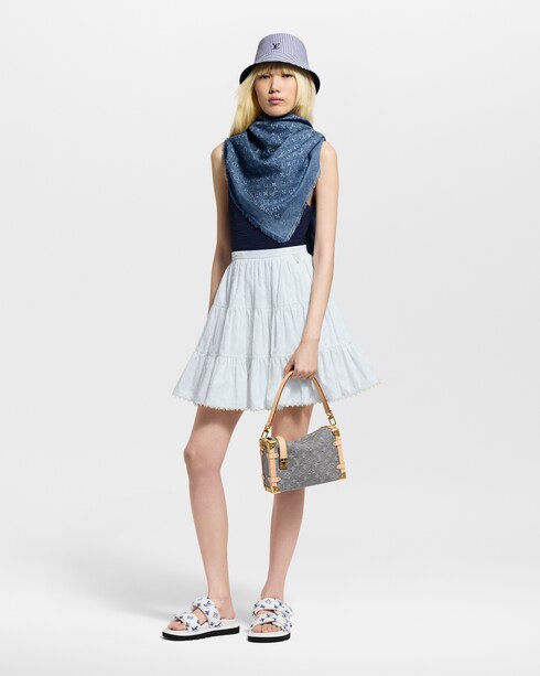 Monogram Denim Bolsas para Mujer LV Icons Bolsa Side Trunk MM | Louis Vuitton ®