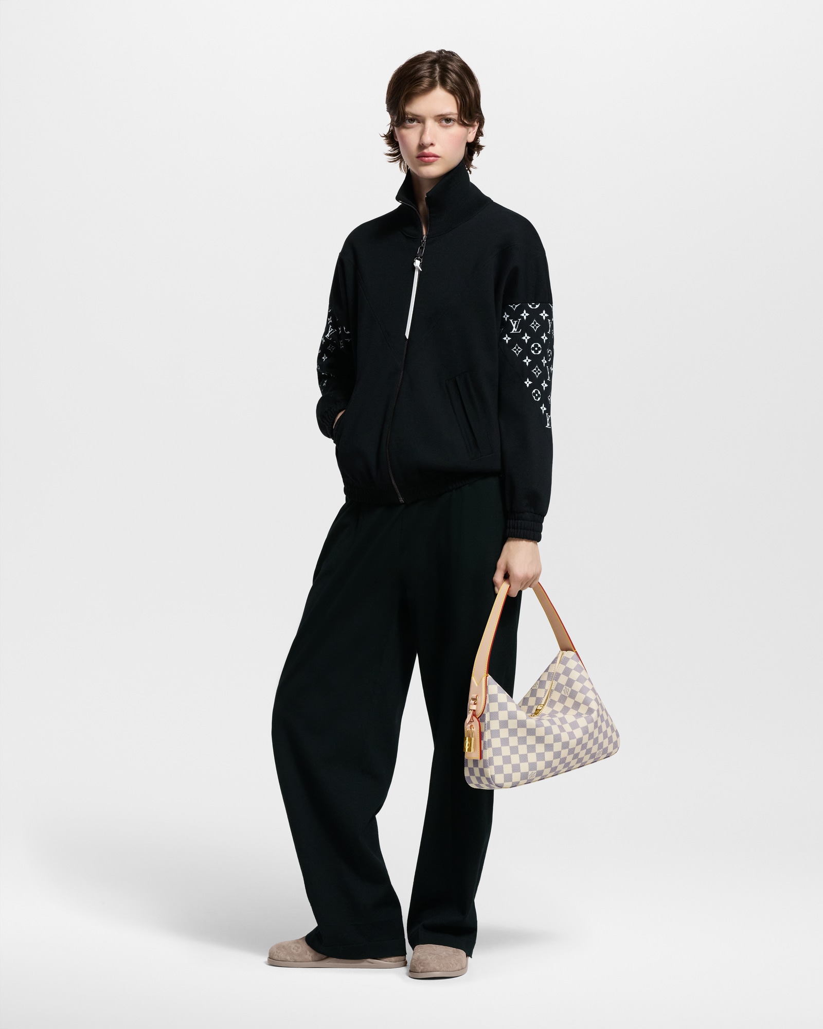 Damier Azur Women's Bags Newness Slouchy PM | Louis Vuitton ®