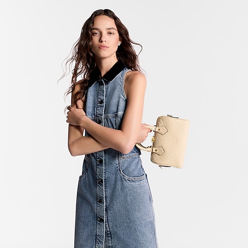 Monogram Empreinte Bolsas de mano Todas las bolsas de mano Bolsa Speedy 20 con correa | Louis Vuitton ® (Ampliar producto)