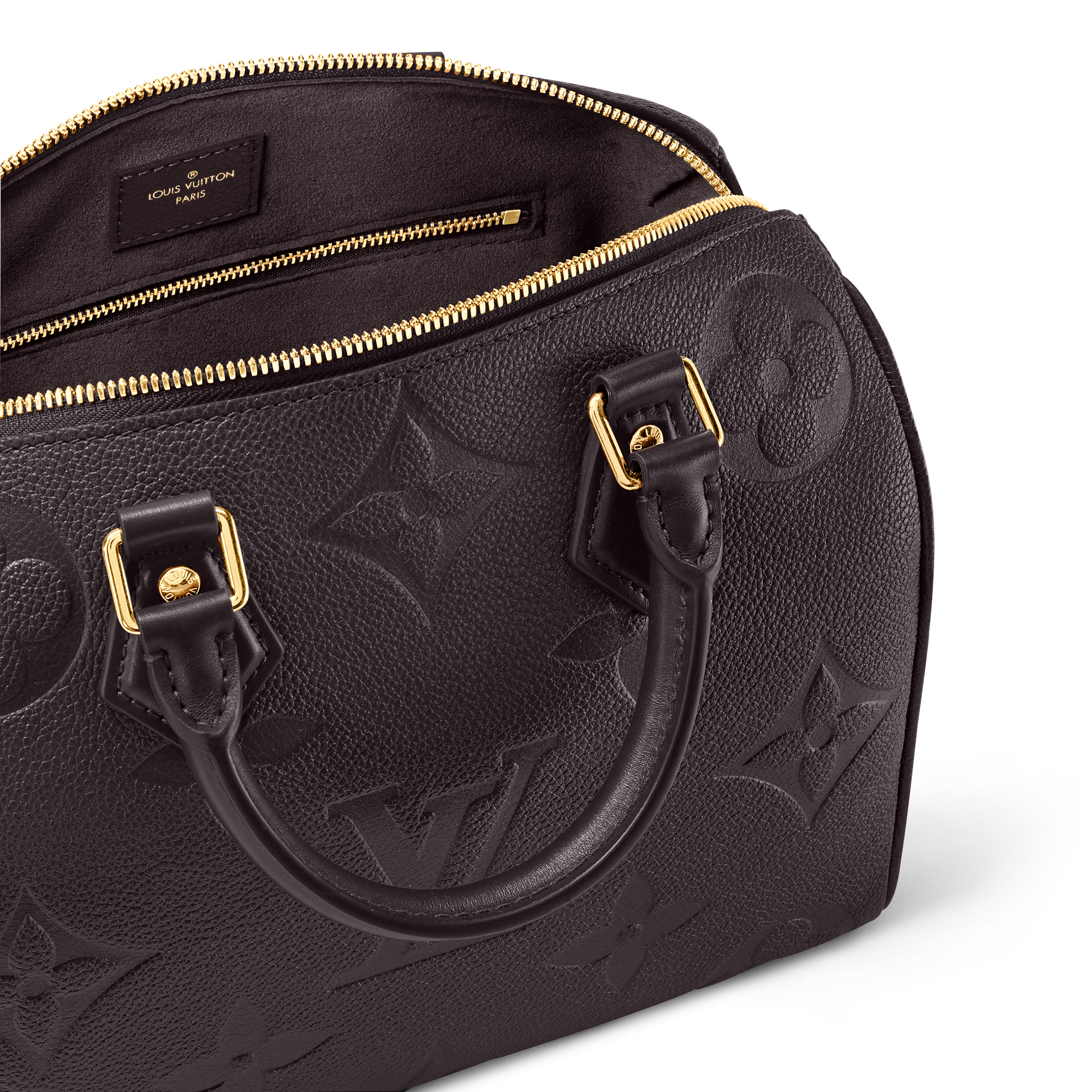 Monogram Empreinte Bolsas de mano Todas las bolsas de mano Bolsa Speedy 25 con correa | Louis Vuitton ® (Ampliar producto)