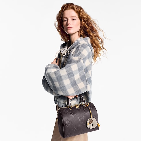 Monogram Empreinte Bolsas de mano Todas las bolsas de mano Bolsa Speedy 25 con correa | Louis Vuitton ® (Ampliar producto)