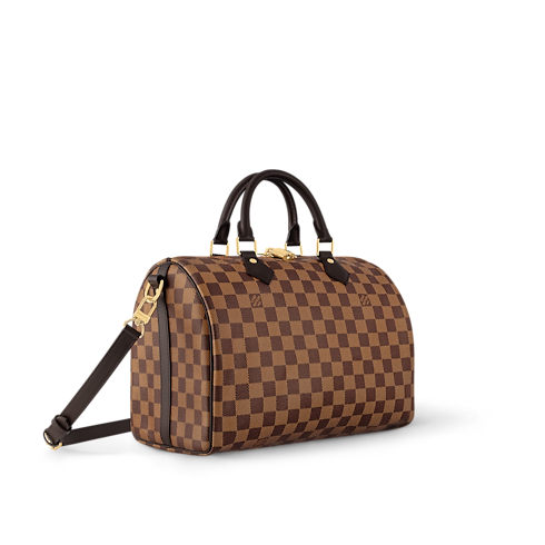 Damier Ebene Bolsas de mano Todas las bolsas de mano Bolsa Speedy 30 con correa | Louis Vuitton ® (Ampliar producto)